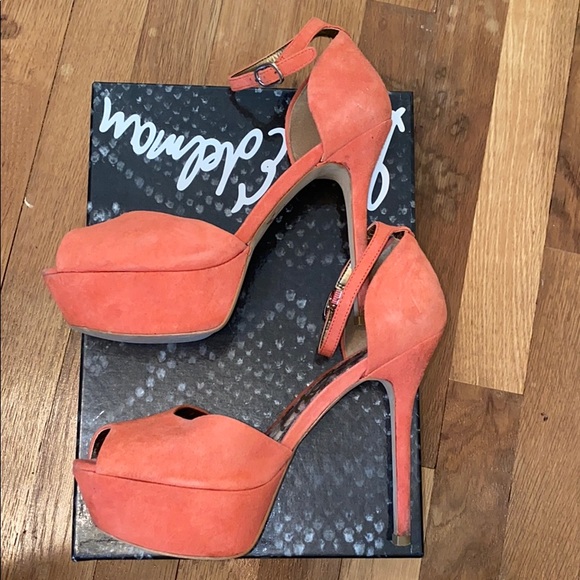 Sam Edelman Marina Heel, Flamingo. 8. Like new - Picture 3 of 9